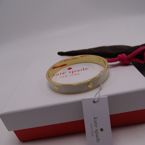 Kate Spade New York Cream Bangle New With tag/Gift box & Dust bag - Picture 6 of 6